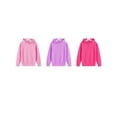 thumbnail image 2 of 3Pcs Boys Girls Casual Soft Brushed Fleece Sweatshirt Hoodies Kids Spring Autumn Hooded Pullover Tops 3-14 Years, 2 of 8