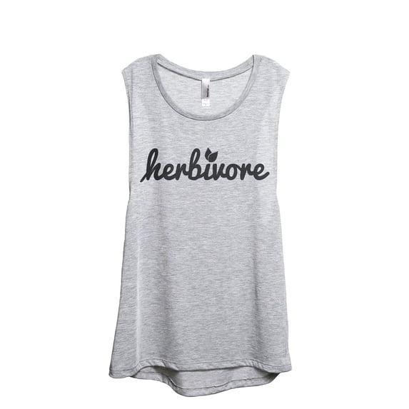 Herbivore Women's Fashion Sleeveless Muscle Workout Yoga Tank Top Sport Grey Medium