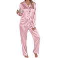 thumbnail image 6 of Chuancc Family Xmas Pajamas Sets Christmas Pajamas Family Airport Travel Outfit Women Women'S Pajamas Halloween Pajamas Pajama Set Mom—Pink S, 6 of 6