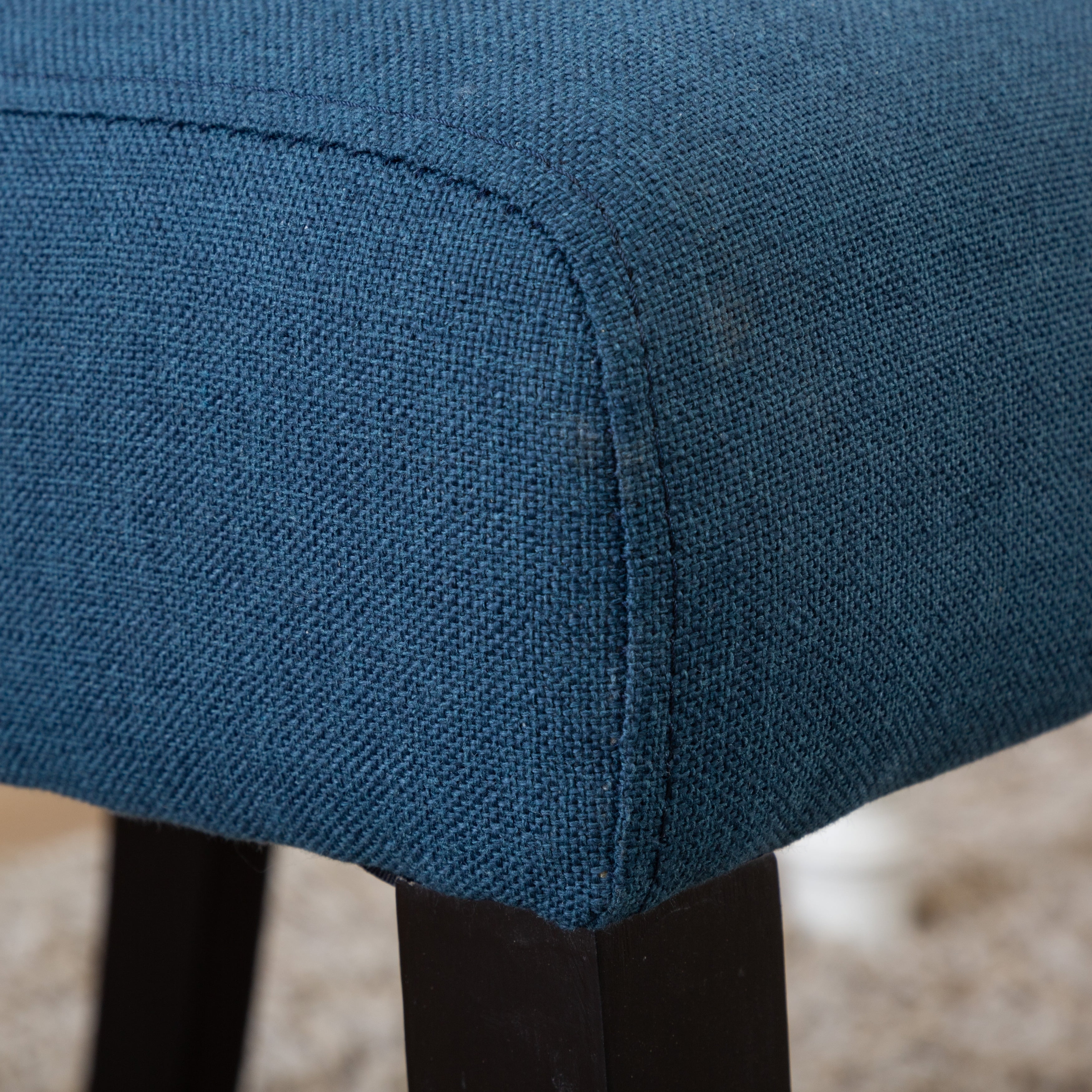 Grandview Upholstered Linen Fabric Dining Chair - 38.6 Gray
