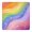 Rainbow Tie Dye-1, variant on Colorful Tie Dye Nebula Pattern Square Fitted Tablecloth with Elastic Edge,Square Table Cover,Washable Elastic Table Cover for Home Kitchen Party Decor 34"x34"