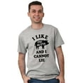 thumbnail image 4 of Like Pig Butts Cannot Lie Bacon Lover Men's Graphic T Shirt Tees Brisco Brands M, 4 of 4