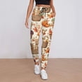 thumbnail image 2 of Women's Sweatpants, Leaves And Berries Baggy Sweatpants Joggers for Women, Fall Outfits for Women 2024 Lounge Yoga Athletic Workout Pants with Pockets, 2 of 7