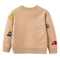 thumbnail image 2 of Toddler Boys Girls Long Sleeve Knitted Sweaters Cardigan Kids Button Down Jackets Coats 2-7T, 2 of 8