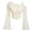 Complexion-#004, variant on Bell Sleeve Top Mesh Cold Shoulder Y2k Long Sleeve Crop Blouse Ruched Asymmetrical Hem Cute Beach Bar Outfits,Purple S