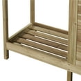 thumbnail image 2 of Yaheetech Outdoor Garden Potting Bench W/Cabinet, Light Green, 2 of 8