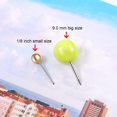 Shappy 9.0 mm Big Head Push Pins Map Tacks Thumb Tacks, 100 Pieces