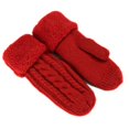 thumbnail image 5 of Guantes de equitación para estudiantes de moda de otoño e invierno para damas, tendencia engrosada y de doble capa de cachemira, 5 of 5