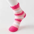 thumbnail image 2 of BRICH Fuzzy Socks for Women Soft Comfy Cozy Fluffy Thick Winter Warm Fleece Slipper Socks Light Pink4 A, 2 of 3