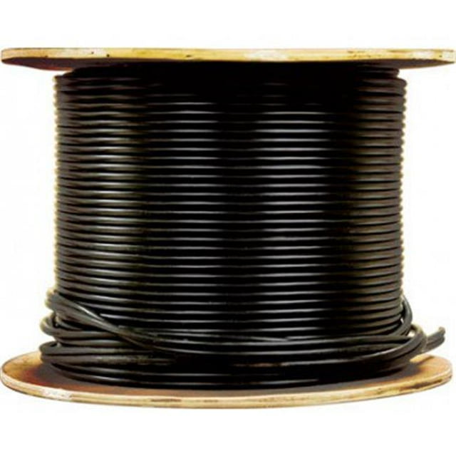 Dabmar Lighting LVW-8 8-2 Jauge de Fil Basse Tension - Noir - Prix par 12 Po.