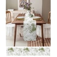 thumbnail image 6 of Hokiten Table Runners 72 Inches Long Dress Scarves, Green Floral Art Farmhouse Kitchen/Dining Table Runner, Coffee Tablerunners, Watercolor Botanical Spring Flowers 13x72 Inch, 6 of 7