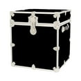thumbnail image 4 of Rhino Trunk & Case Cube Leather Embossed Vinyl Trunk, College, Home & Storage 18"x18"x20" (Black), 4 of 5