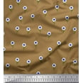 thumbnail image 1 of Soimoi Brown Cotton Cambric Fabric Artistic Floral Print Fabric by the Yard 42 Inch Wide, 1 of 1