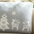 thumbnail image 5 of SAFAVIEH Twinkling Pillow, 16" x 24", Grey, 5 of 6