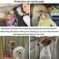 thumbnail image 7 of SUV Dog Car Net Barrier - Pet Car Partition Rear Seat Barrier Mesh, Easy to Install and Remove, Adjustable Car Dog Partition for Trucks, SUVs, Vans, Car Net Organizer Bag (47 * 27 inches), 7 of 7