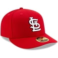 thumbnail image 3 of Men's New Era Red St. Louis Cardinals Authentic Collection On-Field Low Profile 59FIFTY Fitted Hat, 3 of 5