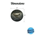 thumbnail image 5 of WWII B-17 Flying Fortress Heavy Bomber US Air Force Christmas Tree Holiday Round Ceramic Ornament, 5 of 7