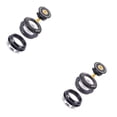 thumbnail image 4 of QualitChoice Bicycle Earphone Bicycle Bearing Conical One-Piece Conical Tube black 2Set, 4 of 6