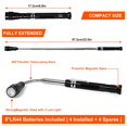 thumbnail image 4 of Magnetic Pickup Tool with LED Lights Telescoping Flashlight Magnet Pickup Stick, 4 of 7
