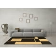 thumbnail image 3 of Ahgly Company Indoor Rectangle Abstract Brown Contemporary Area Rugs, 7' x 9', 3 of 4