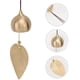 thumbnail image 3 of Campana colgante de metal con forma de hoja que cae, decoración para exteriores, sonido claro, colgante para balcón, porche, interior, 3 of 7