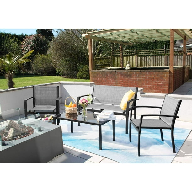 Devoko 4 Pieces Patio Furniture Outdoor furniture Outdoor Patio