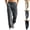 Black, variant on Men Drawstring Elastic High Waist Dual Drawstring Flap Cargo Adjustable Hem Wide Leg Woven Pants Multi Storage Pockets Quick Dry Outdoor Travel Work Trousers XXXL