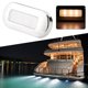 thumbnail image 5 of Lámpara de escalera 12V DC LED Pasarela Luz de cortesía Forma ovalada 3 Cuentas de lámpara IP67 Impermeable para Marine Boat RV(calentar) EOTVIA NO, 5 of 6