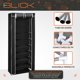 thumbnail image 5 of Zapatera Organizador Closet 9 Niveles Capacidad 27 Pares Ahorra Espacio Negro Blick, 5 of 6