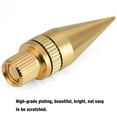 thumbnail image 4 of 16 Pairs 6 X 36mm Copper Speaker Spike Isolation Stand + Base Pad Feet Mat & 1 Set Gold-Plated Banana Plug or Connector,16 * Base Pad 16 * Foot nail 12 * Connector,Picture Color, 4 of 8