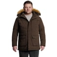 thumbnail image 3 of Soularge Men's Big and Tall Warm Coat Winter Jacket Waterproof Puffy Parka with Hood Coffee 2X, 3 of 12