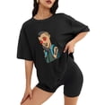 thumbnail image 2 of Women T Shirts and Men T shirt Oversized Shirts Cool Graphic Tees for Men Vintage Streetwear Sweat Casual Shirt XL, 2 of 5