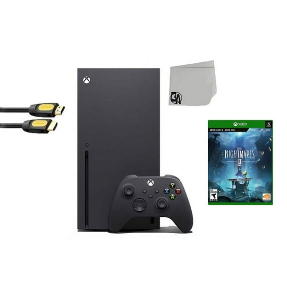 Pre-Owned Restored Xbox Series X Video Game Console Black with Little Nightmares II BOLT AXTION