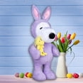 thumbnail image 3 of Peanuts Snoopy in Bunny Suit with Woodstock Easter Greeter Plush 26", 3 of 4