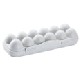 thumbnail image 2 of Buckle Type Egg Storage Box with Lid PP Fresh Preservation Egg Organizer Kitchen Tools, 2 of 9