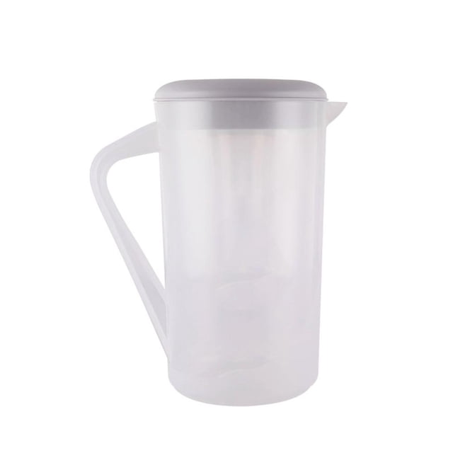 Feltree 2.5L Plastic Cold Beverage Pitcher with Filter and Scale for Coffee Milk Tea Shops