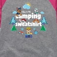 thumbnail image 3 of Paw Patrol - This Is My Camping Sweatshirt - Toddler And Youth Girls Raglan Graphic T-Shirt, 3 of 5