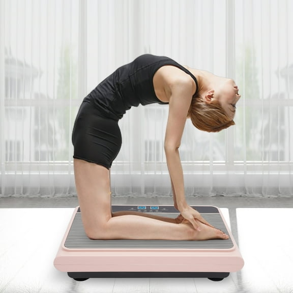 Vibration Plate Exercise Machine, Whole Body Workout Vibration Fitness Platform, Home Training Equipment for Weight Loss & Toning