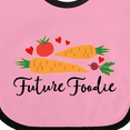 thumbnail image 4 of Inktastic Future Foodie Cute Vegetable Boys or Girls Baby Bib, 4 of 4
