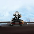 thumbnail image 2 of Solar Car Air Rotating Planet Shaped Car Diffuser with Ball Stylish Auto Rotation for Car Interior Office Bedroom Home Decoration , C Black, 65mmx63mm, 2 of 7