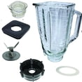 thumbnail image 1 of Conjunto de tarros de vidrio de 1,25 L compatible con la batidora Oster, 1 of 5