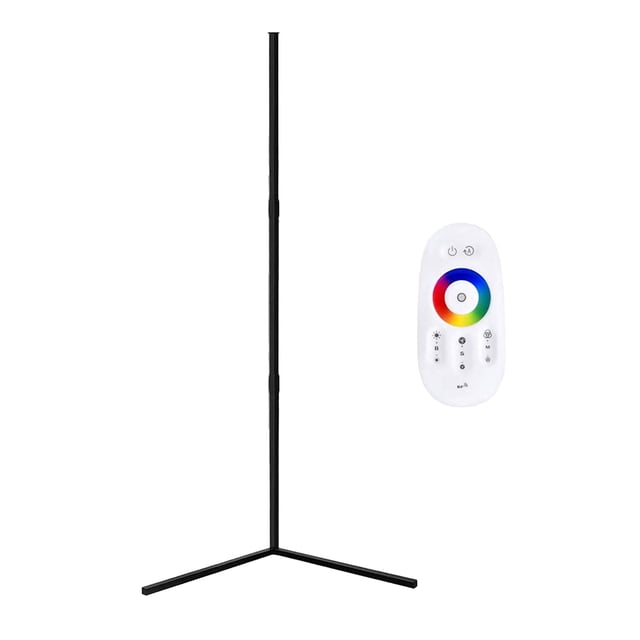 Lámpara De Pie De Esquina Que Coloca El Color Del LED Que Cambia La Lámpara Regulable Teledirigida Sunnimix lámpara de pie de esquina