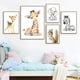 thumbnail image 5 of Cuadros Habitación Bebé Póster Decoración Habitación Infantil Animales De La Selva Set 4 Cuadros Infantiles Niños Niñas Póster Animales Dibujos Animados Decoración Infantil (Paquete B) JM, 5 of 5