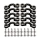 thumbnail image 2 of 2xKayak Pad Eye Kit Tornillos De Acero Inoxidable Con 20 Tornillos Para Cubierta Kayak Canoa, 2 of 8