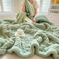 thumbnail image 1 of CHUANK Flannel Weighted Blanket  Sherpa Weighted Blankets with Soft Plush Fleece for Calming and Sleep, 1 of 2