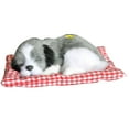 thumbnail image 1 of Plush Dog Model Simulation Animal Toy Sleeping Dog Model Kids Plush Stuffed Doll with Sound, 1 of 6