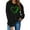 A2-Black, variant on DJskiyers Saint Patrick's Day Women Heart Shamrock Irish Gnomes Pullover Tops Graphic Hoodie Sweatshirts Long Sleeve St Patricks Shirt with Pocket
