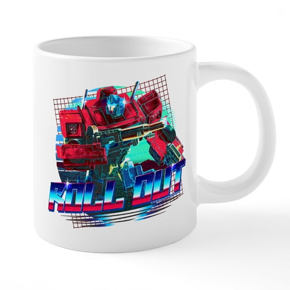 CafePress - Transformers Roll Out - 20 Oz White Ceramic Mega Mug