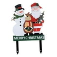 thumbnail image 3 of Letrero Navideño para Jardín con Renos, Papá Noel Y Una Figura de Navidad, 30 Cm, Estaca para Jardín, Decoración Navideña para Y Terraza., 3 of 8