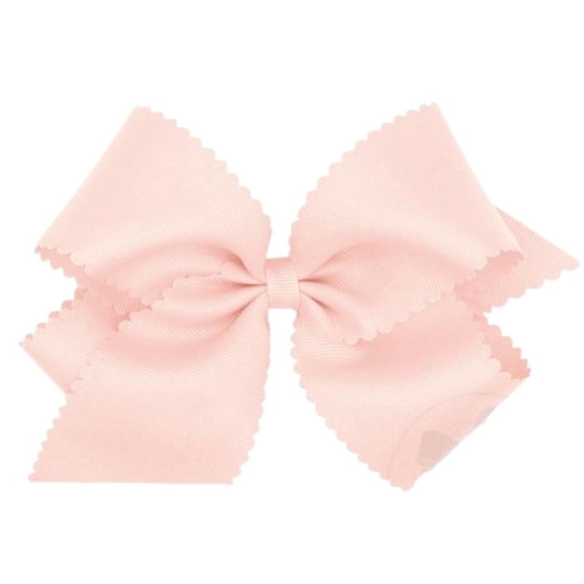 Moño King W Wee Ones Scalloped Rose beige 1
